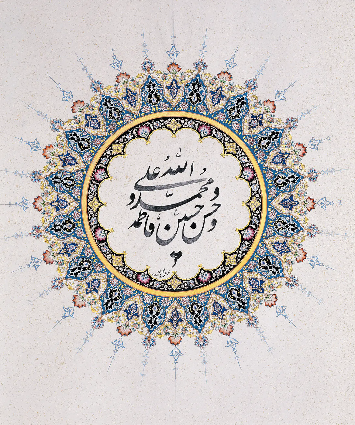 تذهیب ۸، اثر شهرزاد محمدزاده